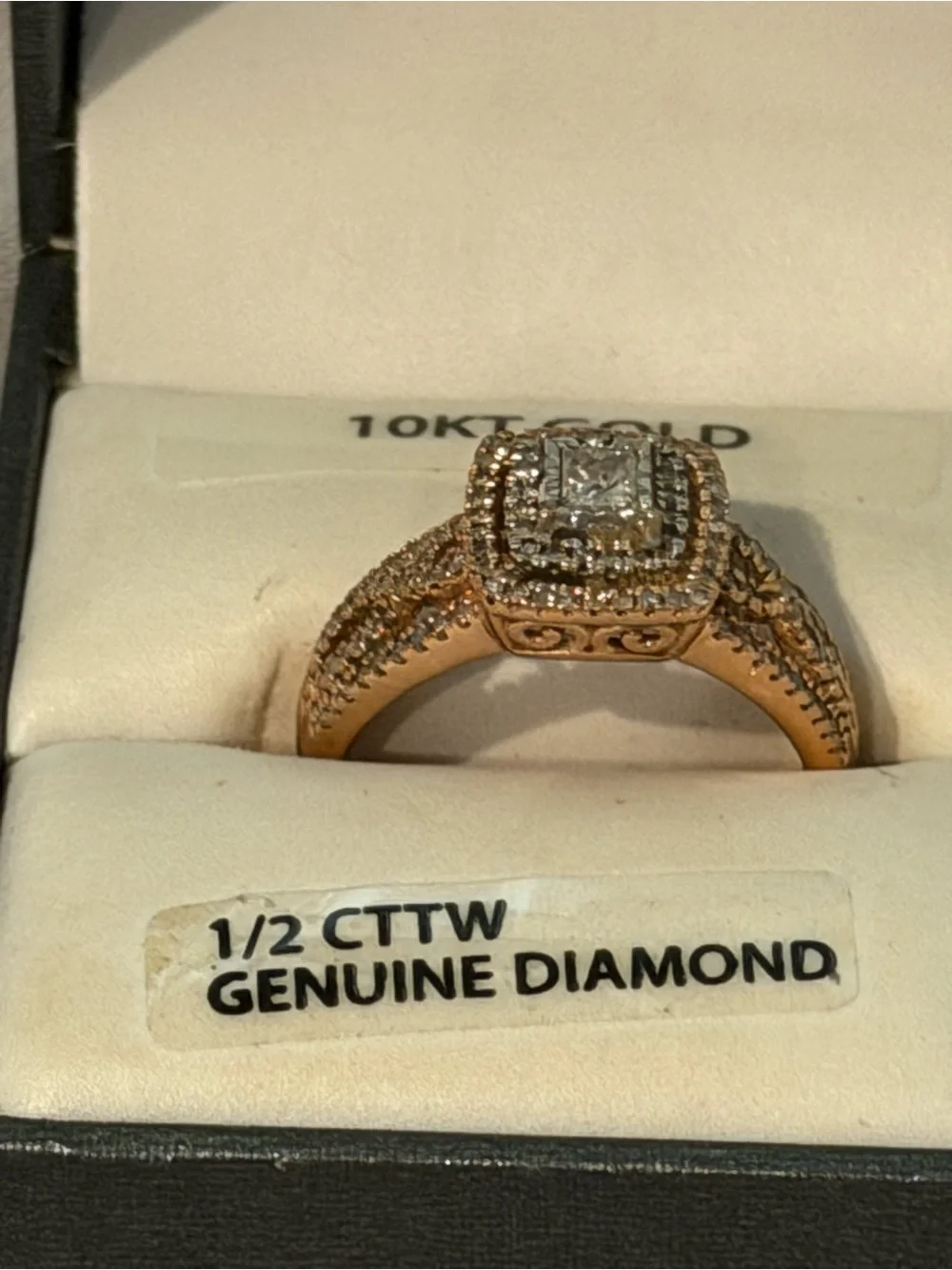 Engagement or promise ring